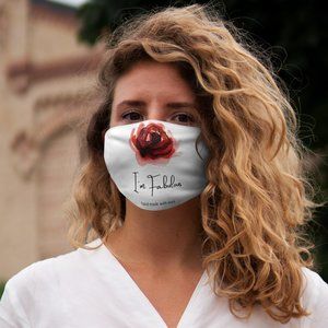 Rose I'm Fabulous Face Mask